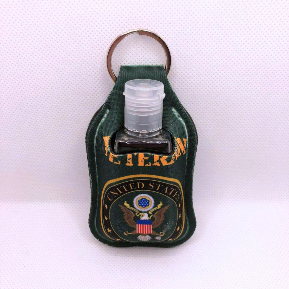 Army Veteran Hand Sanitizer Keychain/Lotion Keychain/Sunscreen Keychain