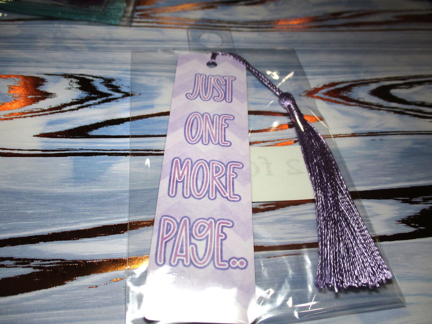 Just One More Page Bookmark
