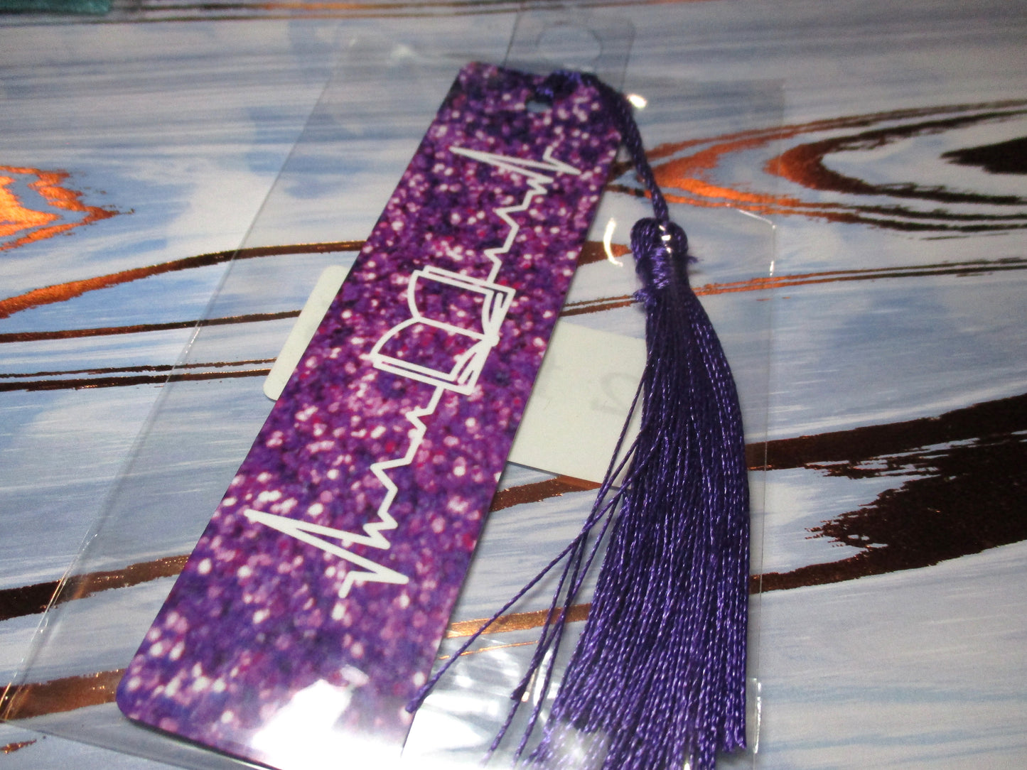 Book Heartbeat Bookmark