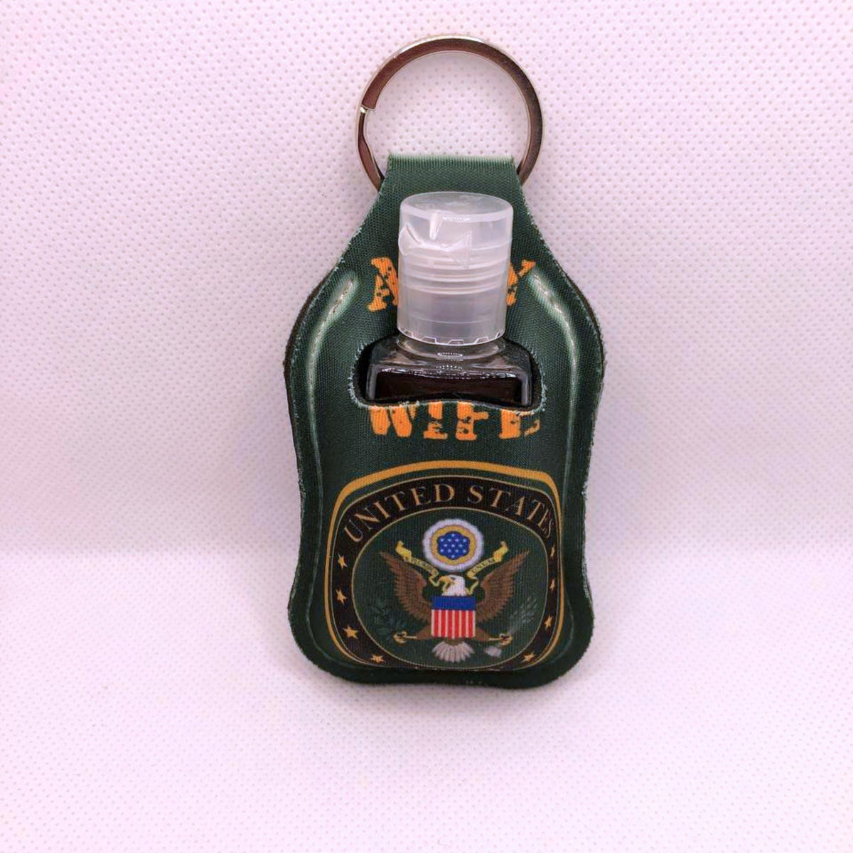 Army Wife Hand Sanitizer Keychain/Lotion Keychain/Sunscreen Keychain