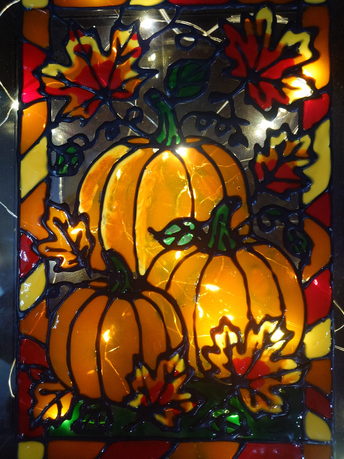 Schedule Your Class: Light up Faux Stained Glass Scene