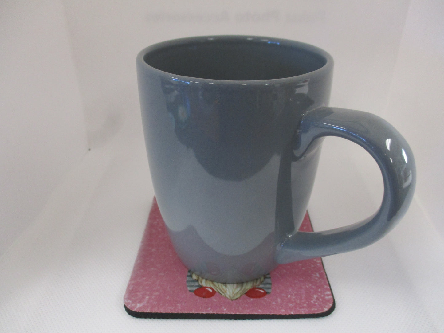 Set of 4 Absorbent Neoprene Square Coasters For Home/RV- Valentine Gnome