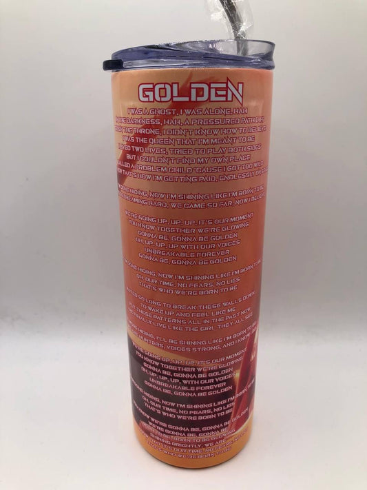 Custom K-POP Album Cover or Song Scene Lyric Tumbler • Motivational Song Quote Tumbler • K-Pop Fan Accessory