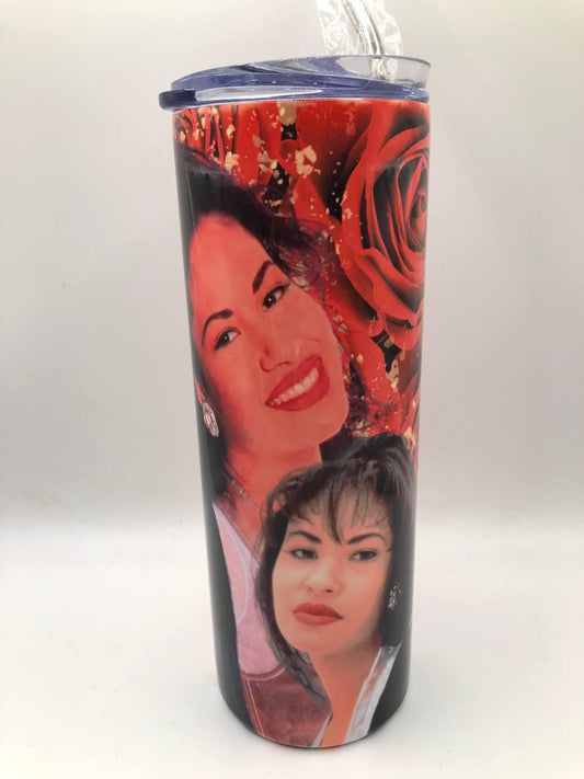 Queen of Tejano Inspired Stainless Steel Tumbler/ Tejano Music Tumbler