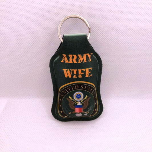 Army Wife Hand Sanitizer Keychain/Lotion Keychain/Sunscreen Keychain