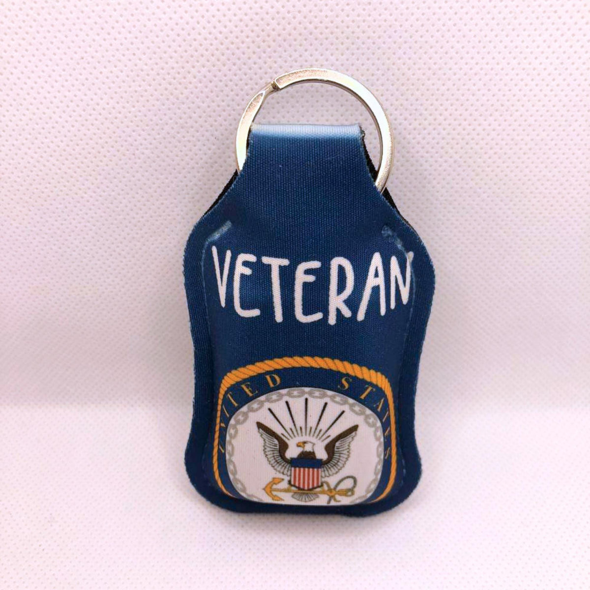 Navy Veteran Hand Sanitizer Keychain/Lotion Keychain/Sunscreen Keychain