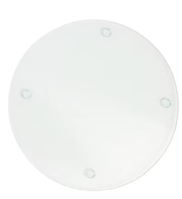 Walk-In Class: Glass Etched 8 inch Trivet
