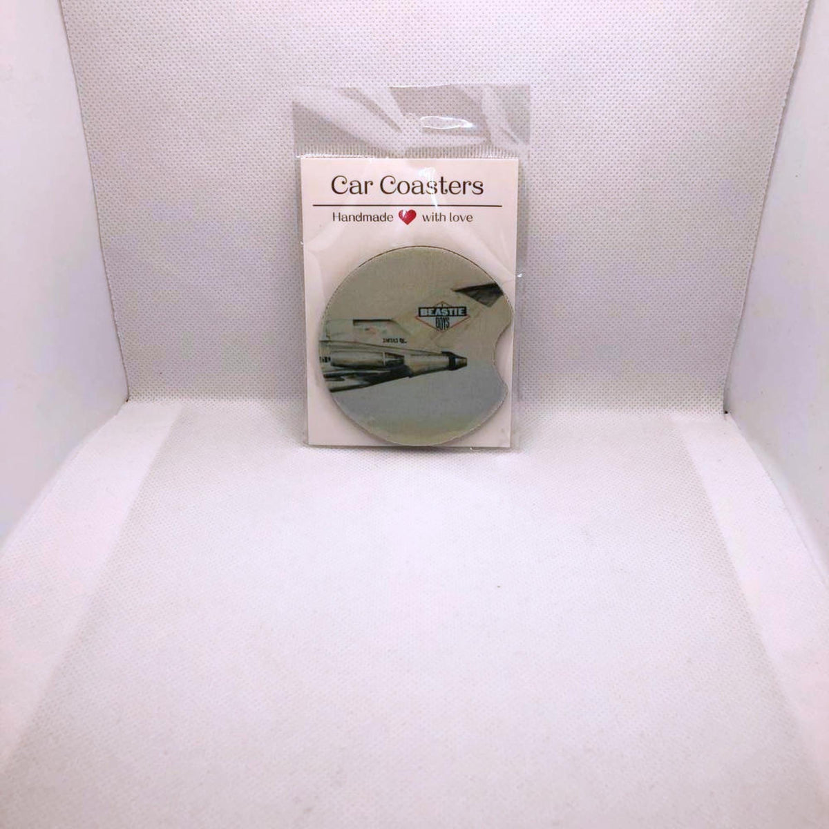 Custom Classic Hip-Hop Car Coasters • Fabric Neoprene Music Fan Accessory