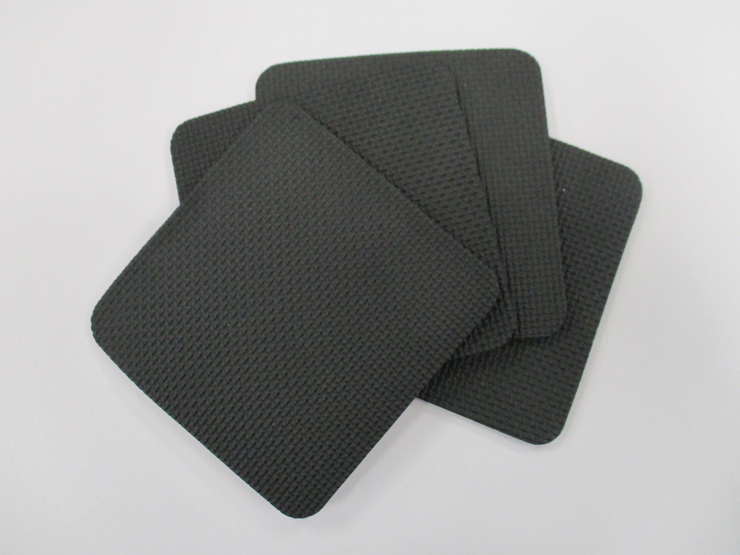 Set of 4 Absorbent Neoprene Square Coasters For Home/RV- Truck With Hearts