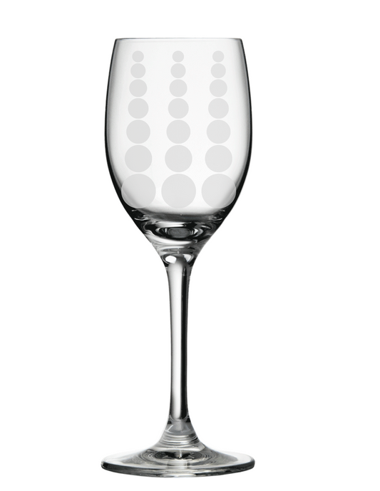 Walk-In Class: Glass Etched 20 oz Stemmed Wine Glass